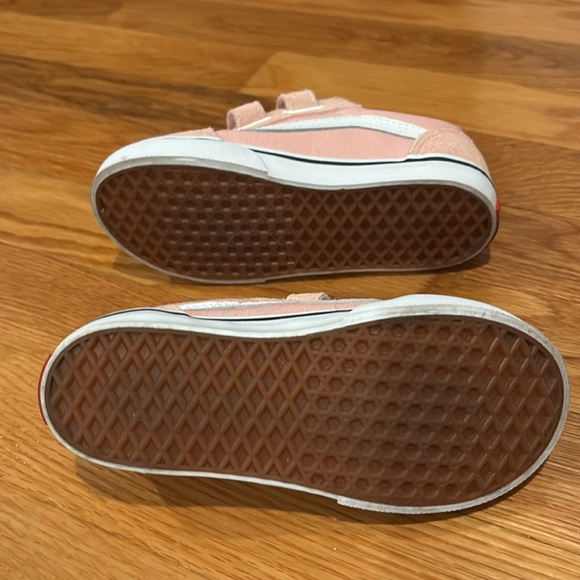 Vans Toddler Old Skool V Shoes - Powder Pink - Size 9 - Picture 4 of 6
